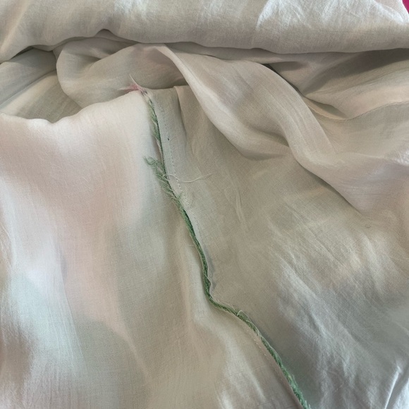 Farm Rio Tropical Print Midi Dress with Tie Shoulder Vacation Resort Bold - Picture 15 of 16